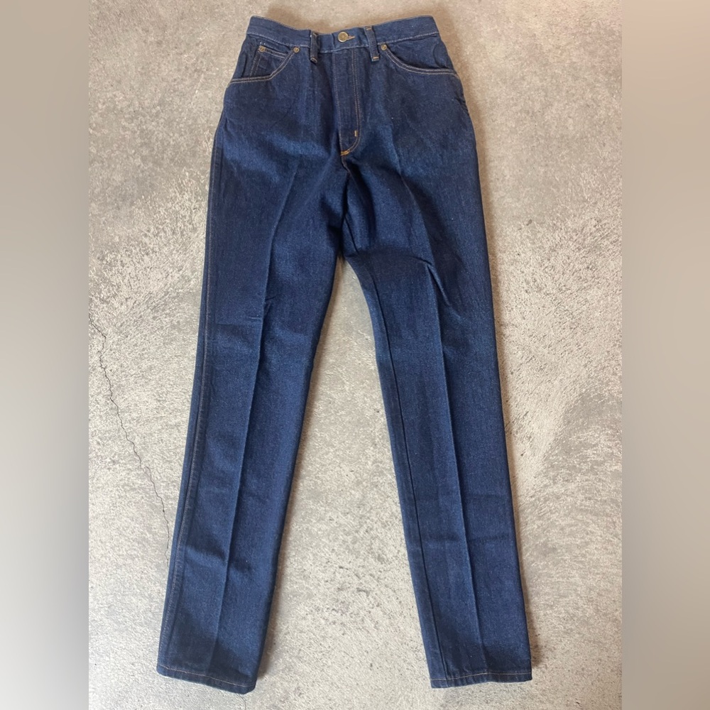 Vintage 70s NOS high waist wrangler denim jeans 26x32